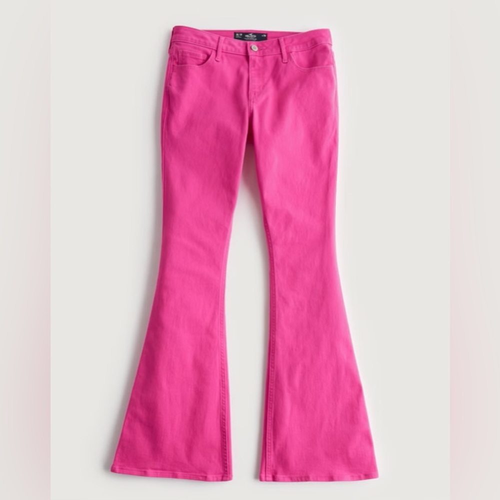 Pink flare Vintage jeans Hollister